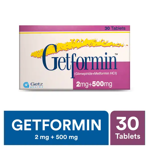 getformin 2mg+ 500mg